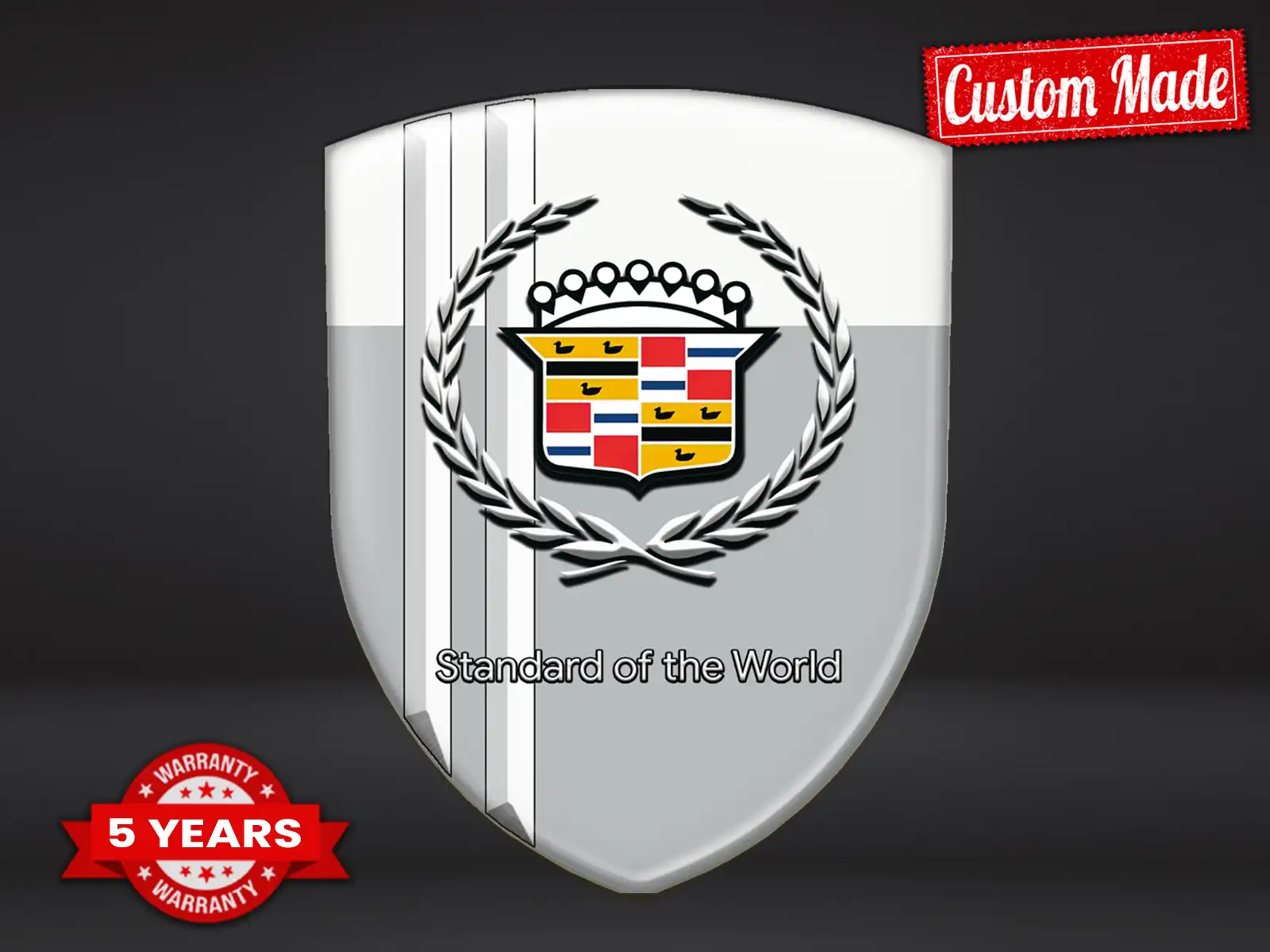 Cadillac Aufkleber Selbstklebend Top Finish Custom Domes